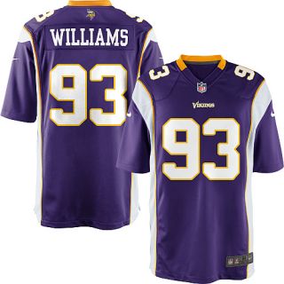Youth Nike Minnesota Vikings Kevin Williams Game Team Color Jersey (S 