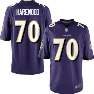 Youth Nike Baltimore Ravens Ramon Harewood Game Team Color Jersey (S 