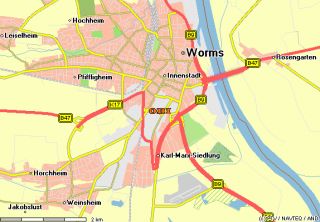 OBI   Anfahrt zu Ihrem OBI Markt in Worms