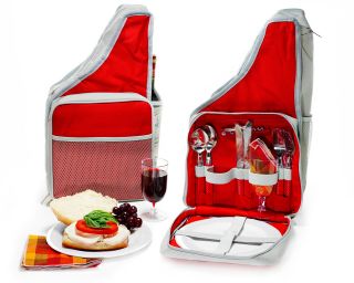 PICNIC BACKPACK  Wine Backpack, Red Sling Bag  UncommonGoods