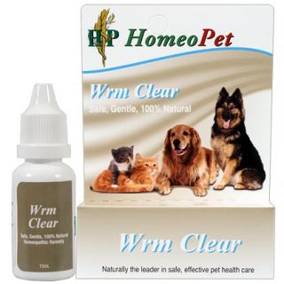 HomeoPet Wrm Clear   Natural DeWormer for Dogs and Cats   1800PetMeds