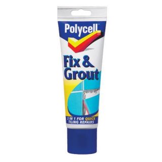 Polycell Tiling Fix & Grout 230ml   Tile Grout   Adhesive & Grout 