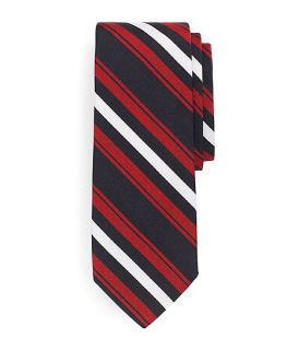 Red, White and Blue Stripe Tie   Brooks Brothers