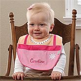 Personalized Bibs for Baby Girls   Pretty In Pearls   12196
