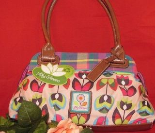 New eco friendly LILY BLOOM multi color tulips floral print medium 