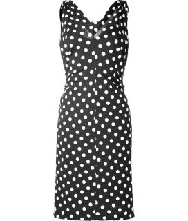Moschino C&C Black Polka Dot Jersey Dress  Damen  Kleider  STYLEBOP 