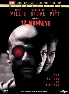 12 Monkeys DVD, 1999, Special Edition   DTS Surround 5.1 Widescreen 