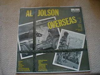 33 1/3 record Al Jolson Pubs. 1959
