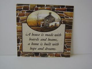 HOPE AND DREAMS PRINT BY JOHN ROSSIN PRETTY HOUSE SCENE