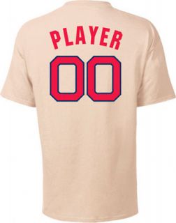 Boston Red Sox T Shirt Any Player Cooperstown Name and Number T Shirt 