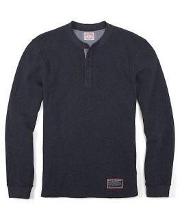 Cotton Waffle Henley   Brooks Brothers
