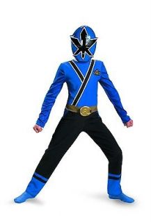 Power Ranger Blue Ranger Samurai Classic Costume Child Small 4 6 *New*