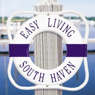 Personalized Life Ring Buoy Plaque at Brookstone—Buy Now