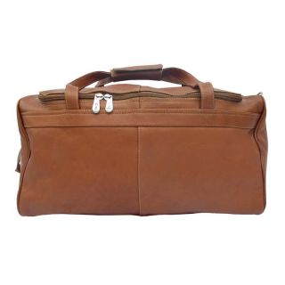 Piel Personalized Leather Travelers Select Small Duffel Bag