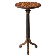 Artists Originals Collection Leopard Spots Pedestal Table
