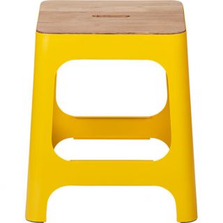 hitch marigold stool in dining chairs, barstools  CB2