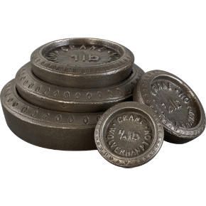 CB2   london weights set of five  