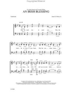 Look inside An Irish Blessing   Sheet Music Plus