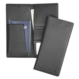 Leather RFID Blocking Mens Commuter Wallet at Brookstone—Buy Now