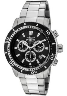 Invicta 1203 Watches,Mens Specialty Chronograph Black/Grey Dial 