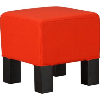 quad persimmon stool in ottomans, benches  CB2