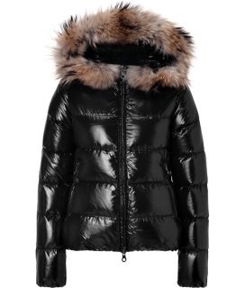 Duvetica Black Adhara Down Jacket  Damen  Jacken   