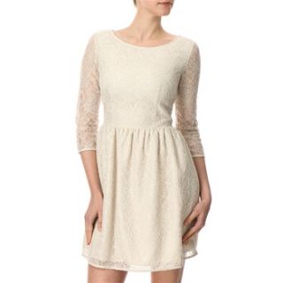 French Connection Cream Vanity Lace Dress