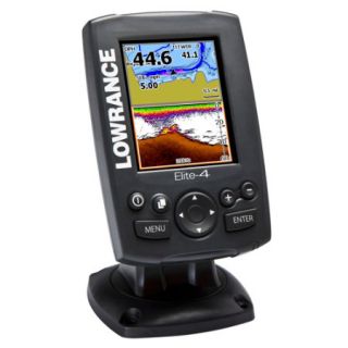 Lowrance Elite 4 Chartplotter/Fishfinder Combo With Color Display 