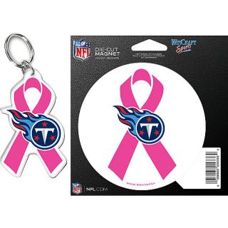 Wincraft Tennessee Titans Breast Cancer Awareness Auto Pack    