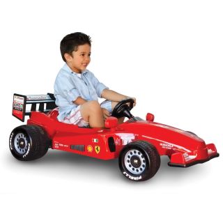 The Ride On Formula One Ferrari   Hammacher Schlemmer 