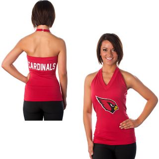 Womens All Sports Couture Arizona Cardinals Blown Coverage Halter Top 