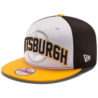 Mens New Era Pittsburgh Steelers Draft 9FIFTY® Structured Snapback 