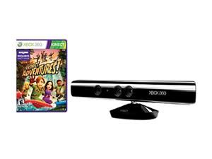 Microsoft Xbox 360 Kinect Sensor; Black; Kinect Adventure Game Bundle