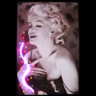 Neon Art Marilyn Monroe Perfume Neon and LED Light Picture—Buy Now