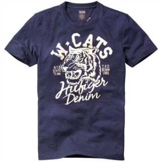 Hilfiger Denim Navy Blue Felix Cotton T Shirt