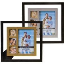 Home Floral Supplies & Decor Frames 4 Section Glass Photo Frames