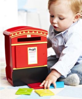 ELC Wooden Post Box   childrens puzzles   Mothercare
