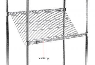 Bulk Rack  Carton Flow Rack  Slant Wire Shelving   5 Shelves 