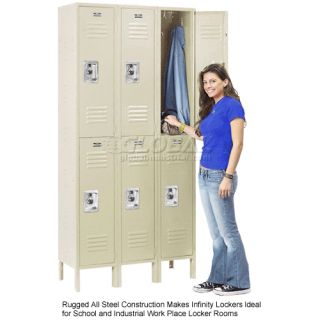 Lockers  Global  Infinity Locker Double Tier 3 Wide 12x18x72 