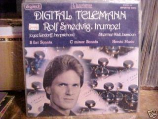 SEALED ROLF SMEDVIG TRUMPET LP DIGITAL TELEMANN IMPORT