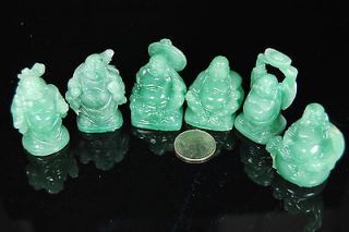 Lot of 6 Lucky Laughing Buddha Statues Fast & 