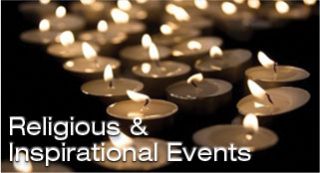 From religious events and ceremonies to candlelight vigils, find the 