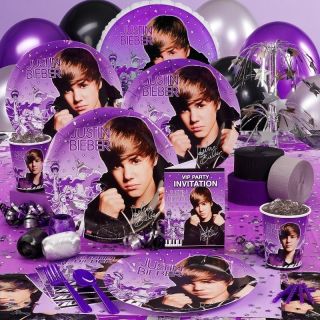 JUSTIN BIEBER Birthday PARTY SUPPLIES   Create Your Own Set