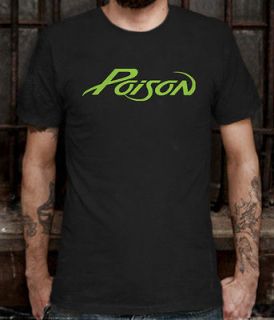 Rare New POISON Glam Metal Rock Band T shirt Tee Size L (S to 3XL av)