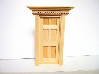 Dollhouse Train Hobby Craft Wood Doors Miniature NEW