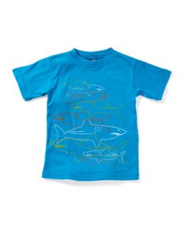 Shark Print Shirt, Sizes 2T 4T   