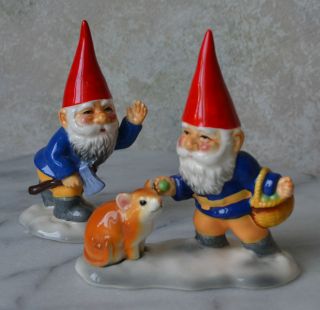 Gorham 1980 Unieboek GNOME w Mouse FOOD FOR THOUGHT and GNOME with AXE 