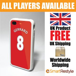   Football Soccer Shirt Style Phone Cover Case for iPhone 4/4s Gerrard