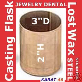CASTING FLASK STAINLESS 3 x 2 CENTRIFUGAL LOST WAX CAST