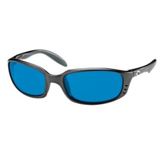 Costa Del Mar Brine Sunglasses   Black Frame/400G Blue Mirror Glass 